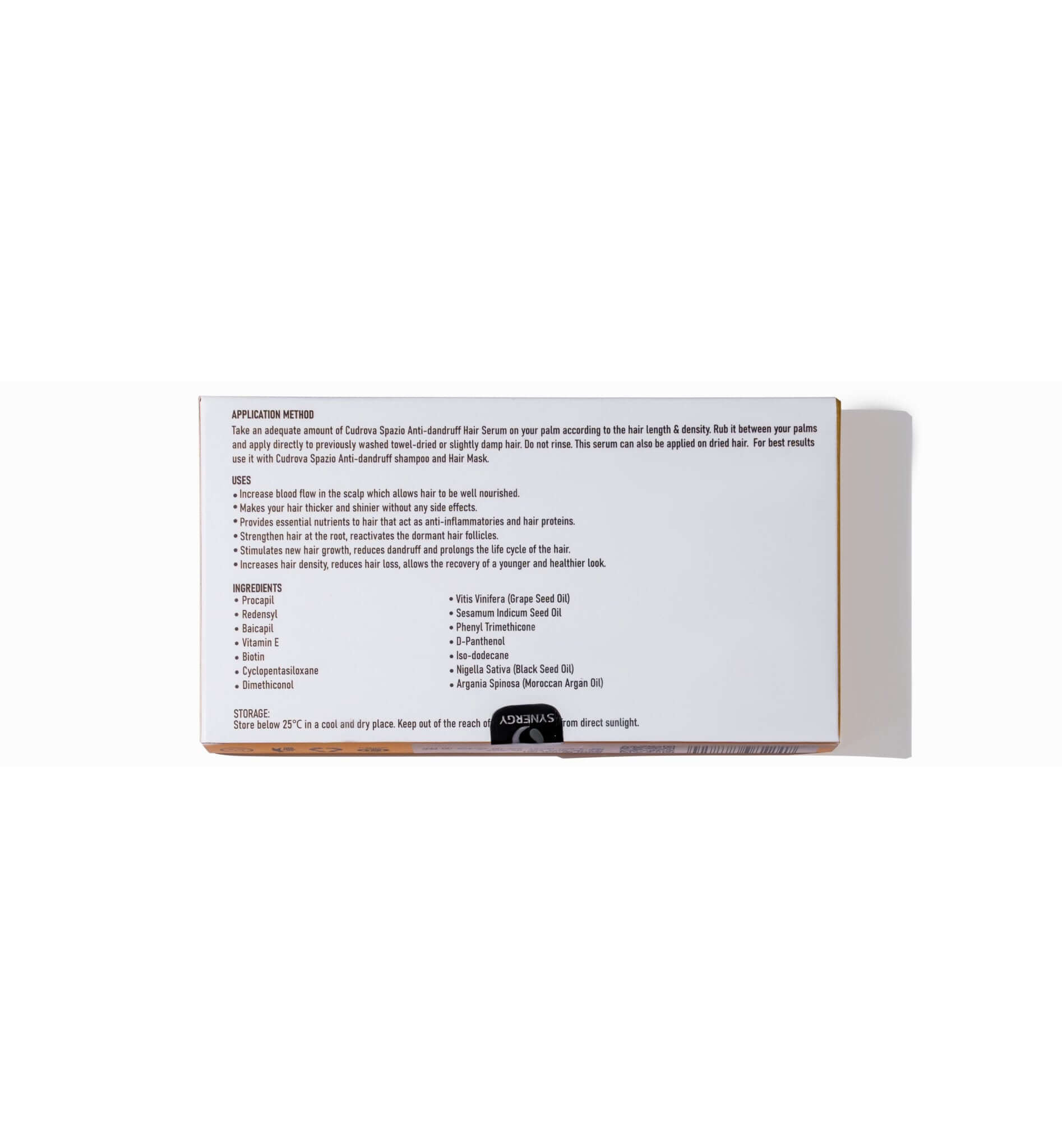 Cudrova Spazio Anti - Dandruff Hair Serum for All Hair Types - Cudrova Spazio Skin & Hair Care