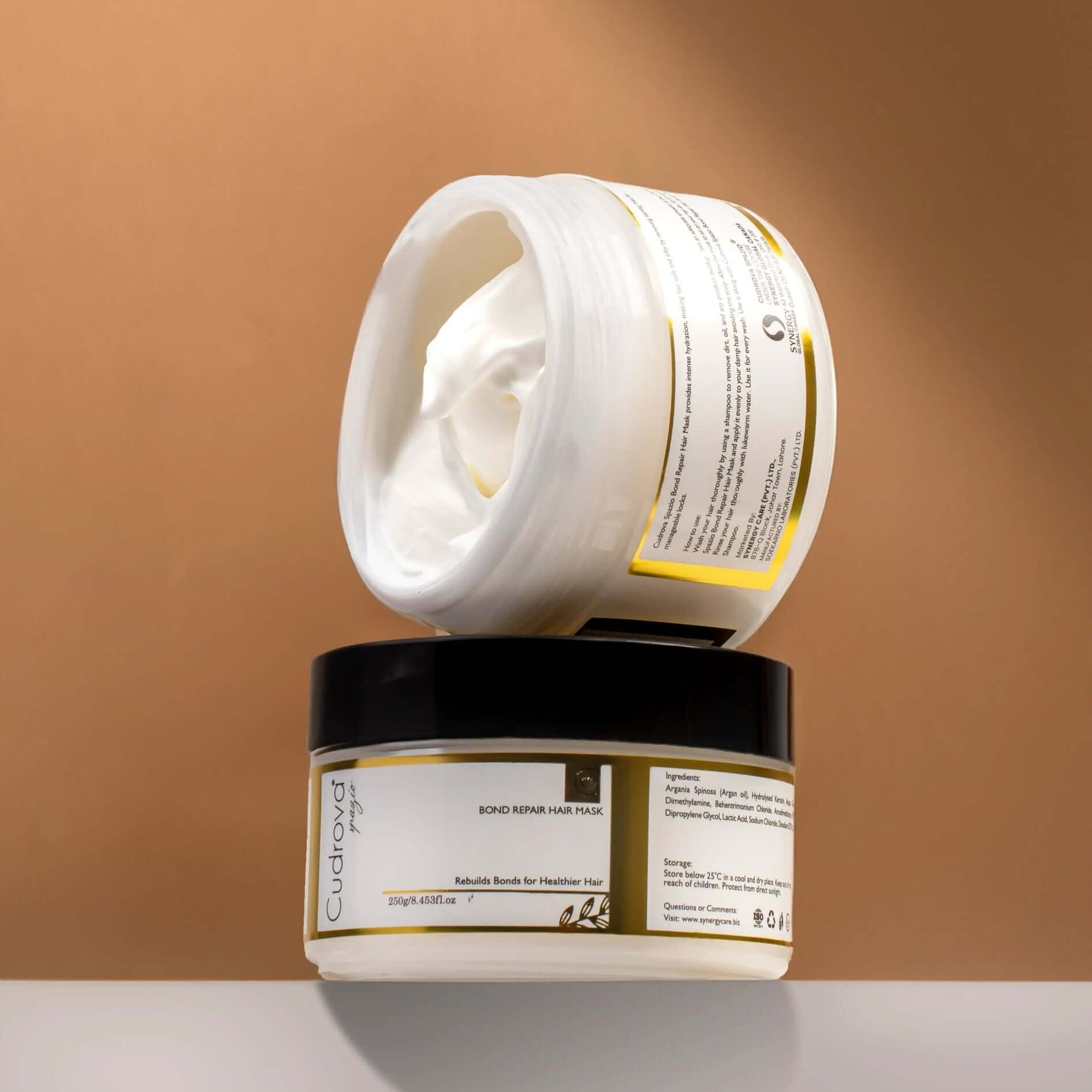 Cudrova Spazio Professional Strength Hair Bond Repair & Hair Care Mask for All Hair Types - Cudrova Spazio Skin & Hair Care